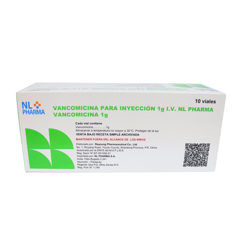 Vancomicina para inyección 1 g