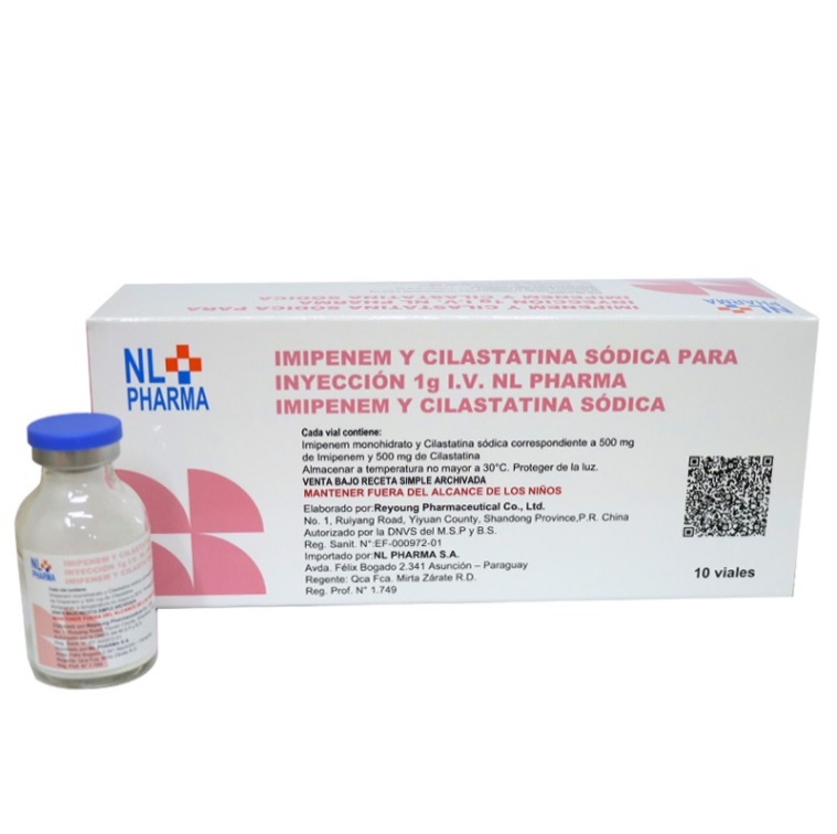 Imipenem y Cilastatina Sódica para inyección 1g
